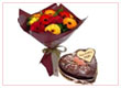 Cake with Gerberas