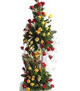100 Tall Roses Basket